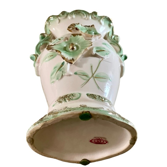 Vintage Relco Japan Hand-Painted Spill Vase Planter Mid Century - Double Handle - Picture 14 of 16